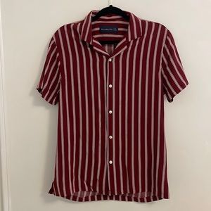 Abercrombie & Fitch Striped Button Down